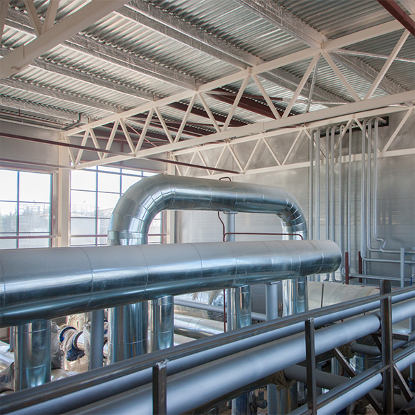 Фотосопрождение строительства газовой котельной в городе Тихвин